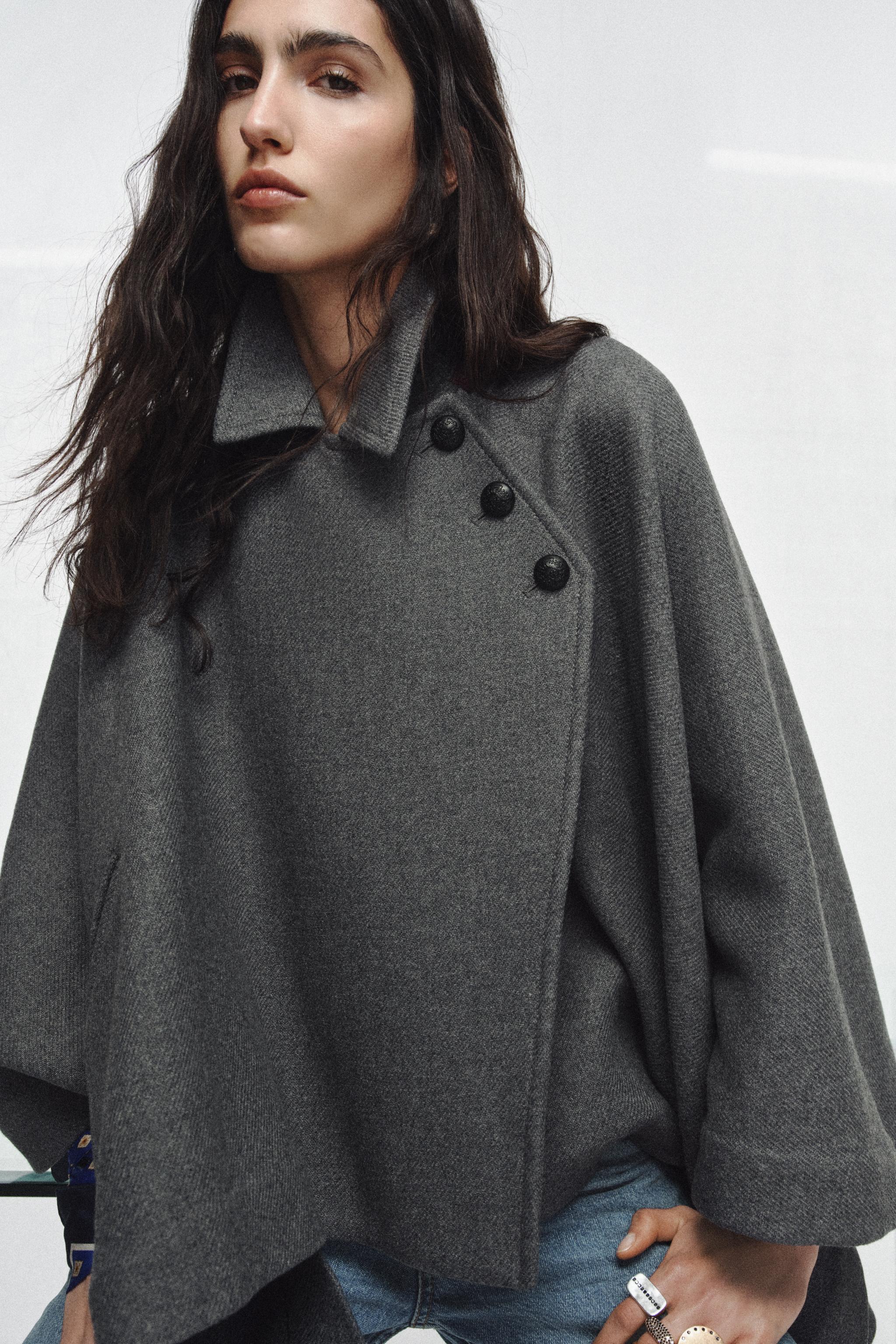 WOOL CAPE ZW COLLECTION LIMITED EDITION